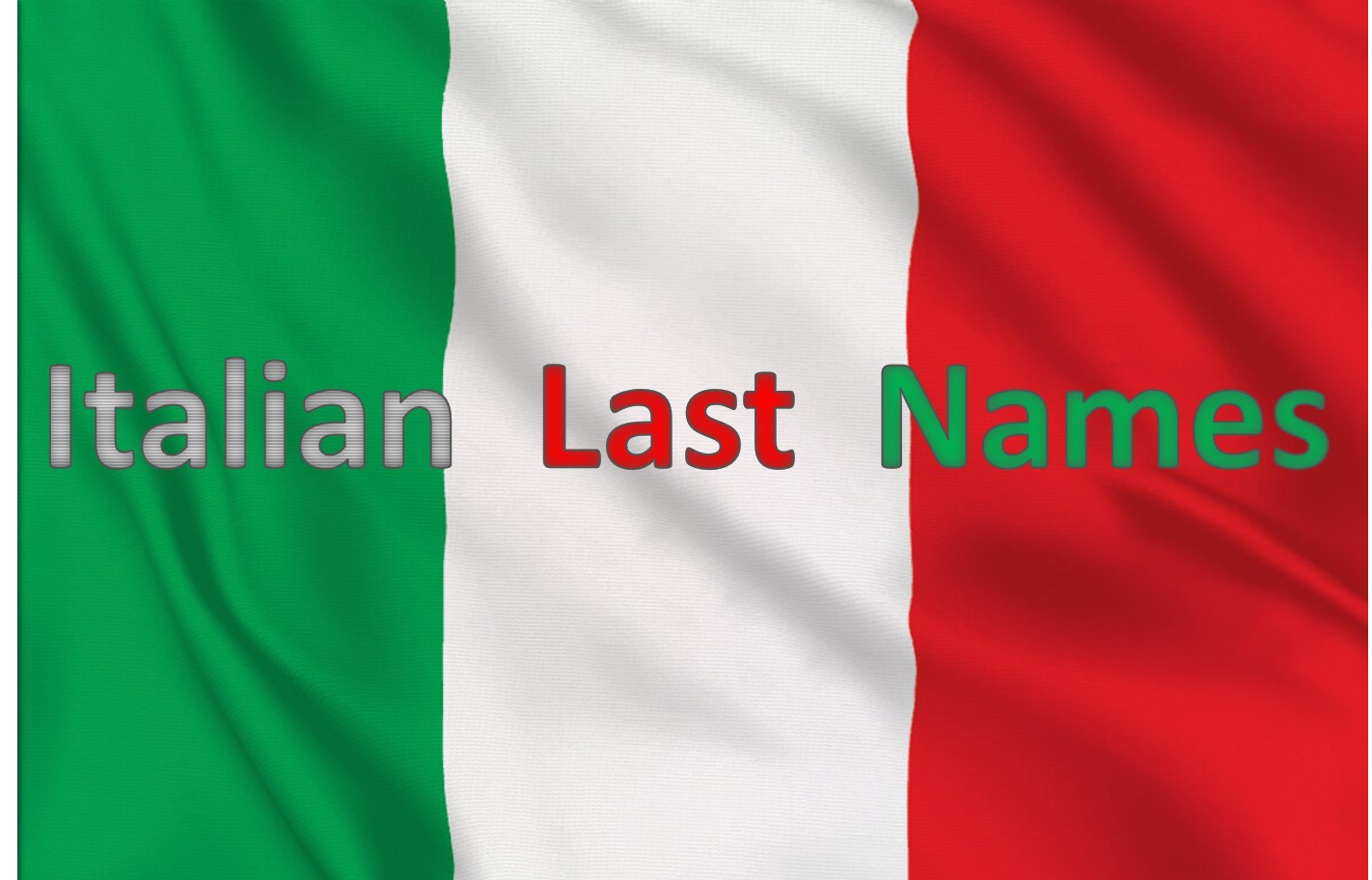 Italian-last-names by region